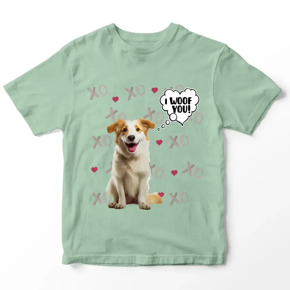 Personalized Valentine's Day T-Shirt - Gift for Dog Lover Printify