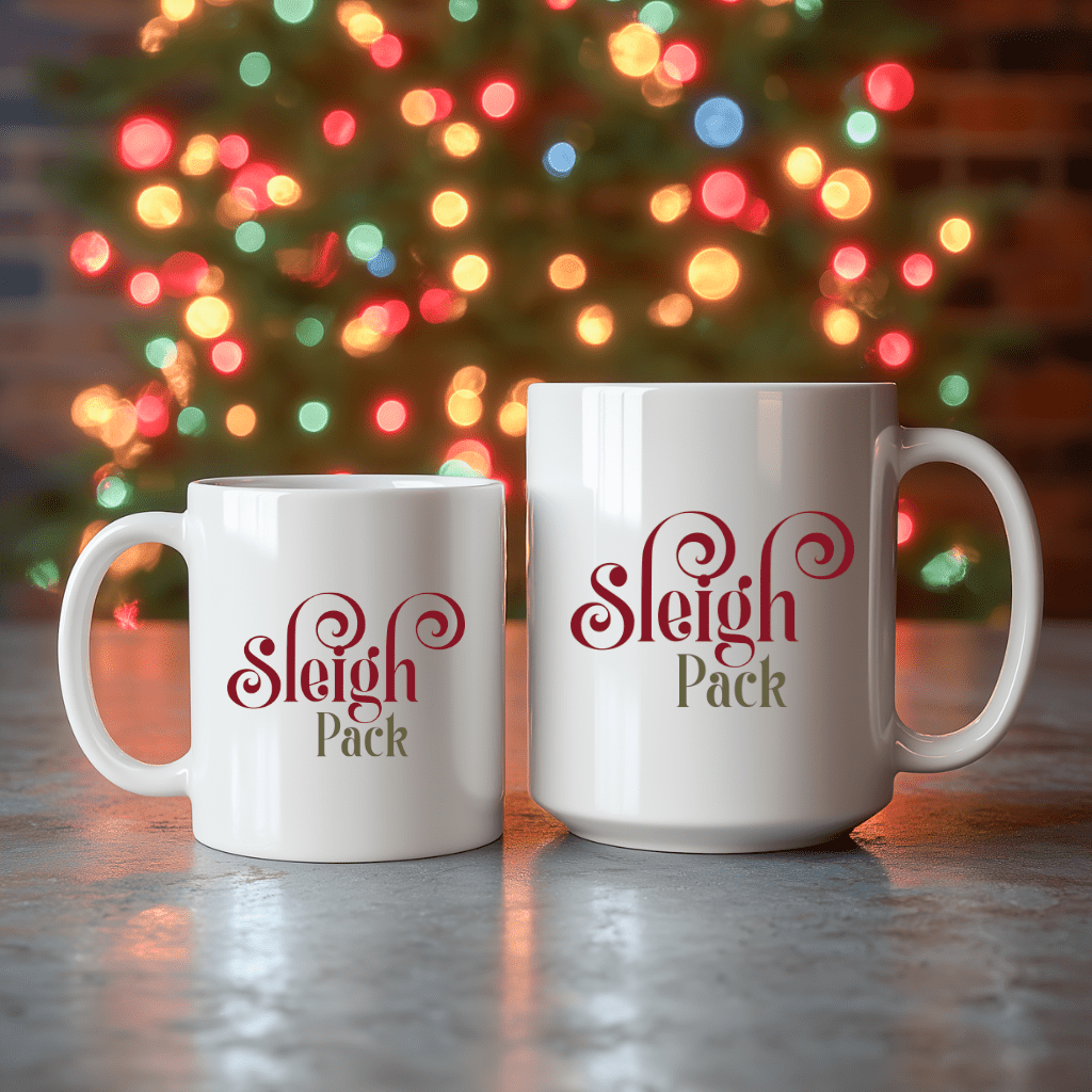 Ceramic Mug — "Sleigh Pack" Funny Coffee Mug for Night Shift & Tired Workers - Shaggy Chic