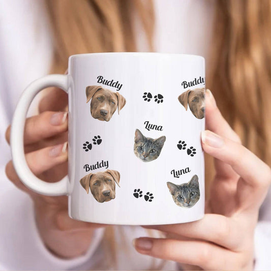 Custom Personalised Pet Photo Mug - Shaggy Chic