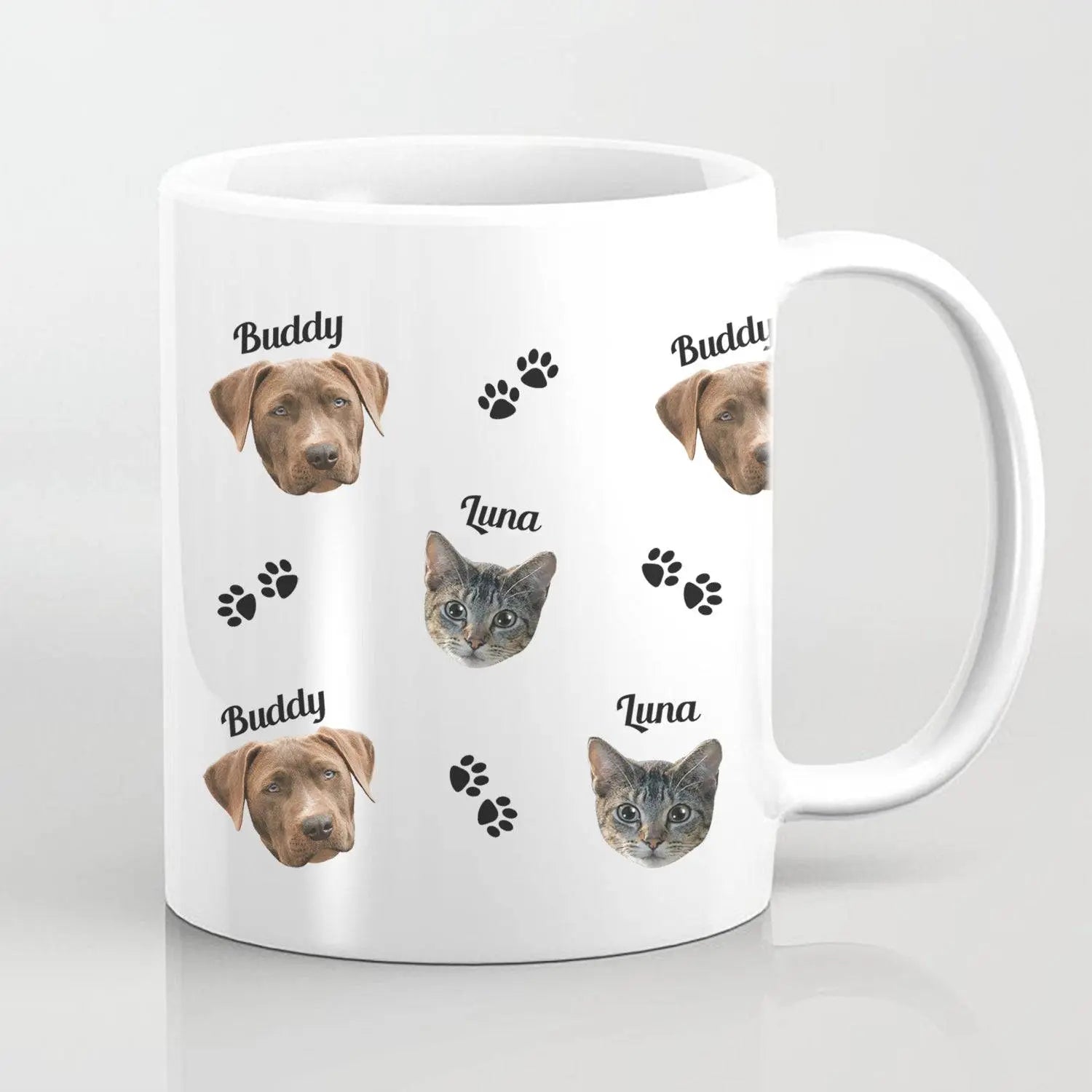 Custom Personalised Pet Photo Mug - Shaggy Chic