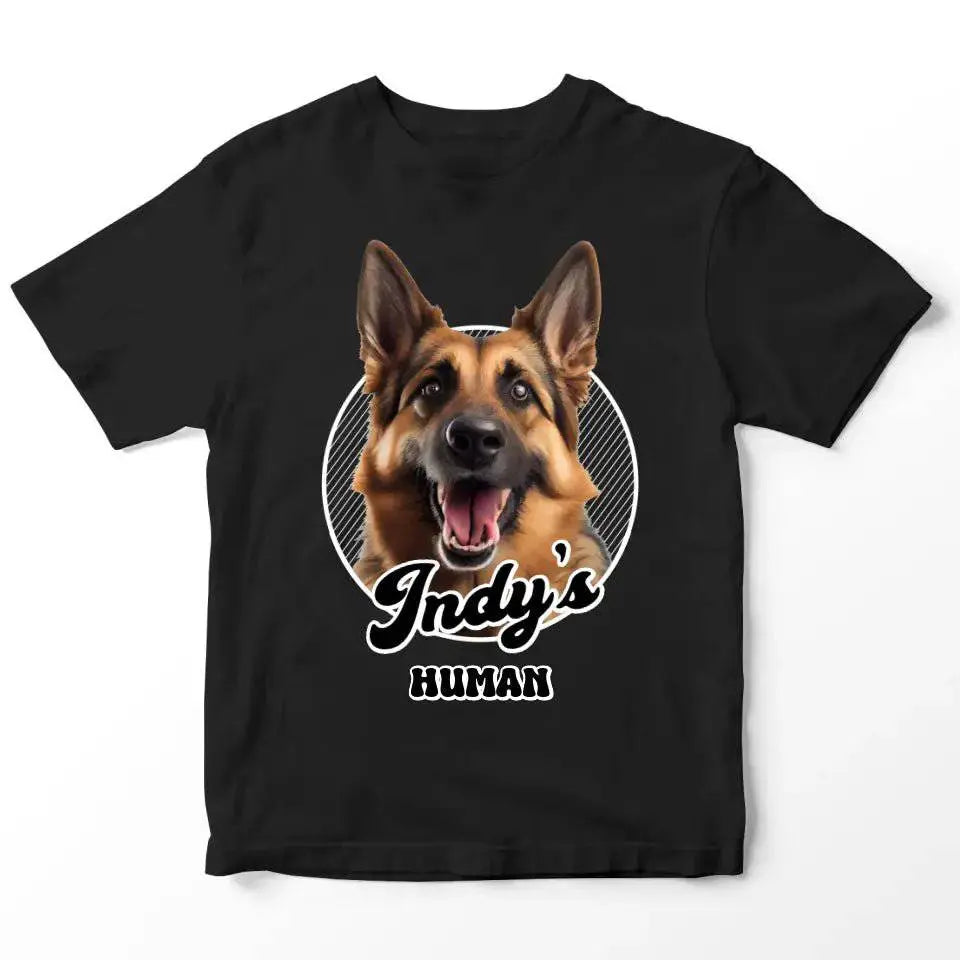 Custom Personalized Dog Photo - Dog's Favorite Human Shirt - Personalized Pet T-Shirt - Shaggy Chic