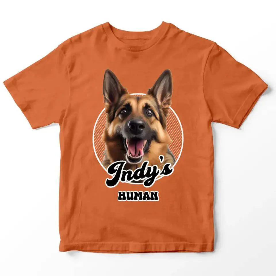 Custom Personalized Dog Photo - Dog's Favorite Human Shirt - Personalized Pet T-Shirt - Shaggy Chic