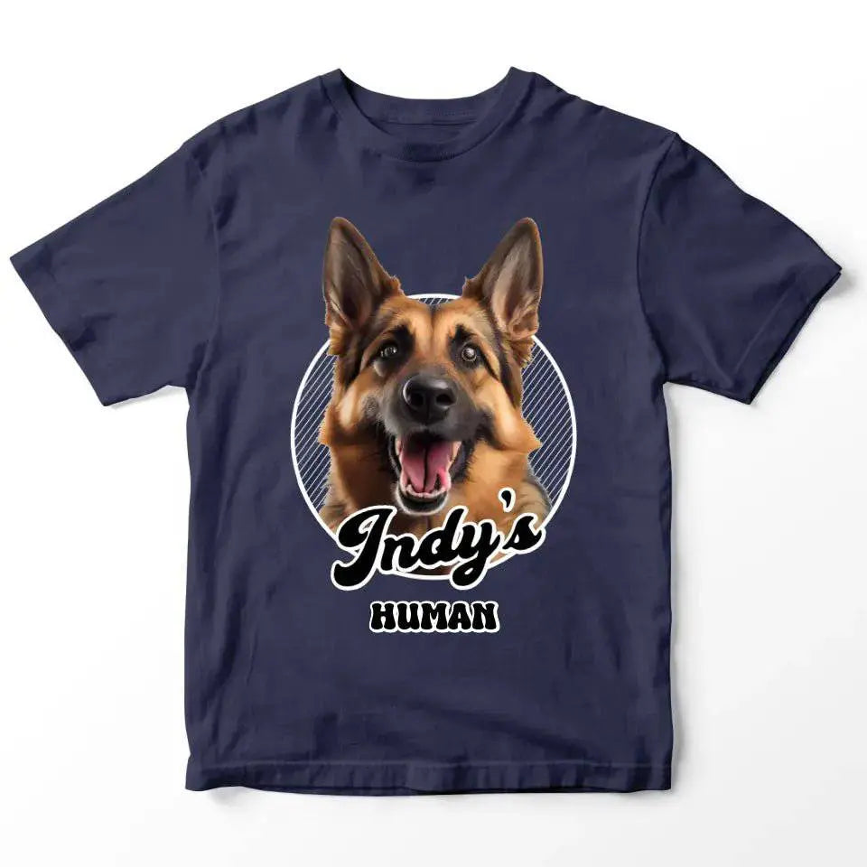 Custom Personalized Dog Photo - Dog's Favorite Human Shirt - Personalized Pet T-Shirt - Shaggy Chic