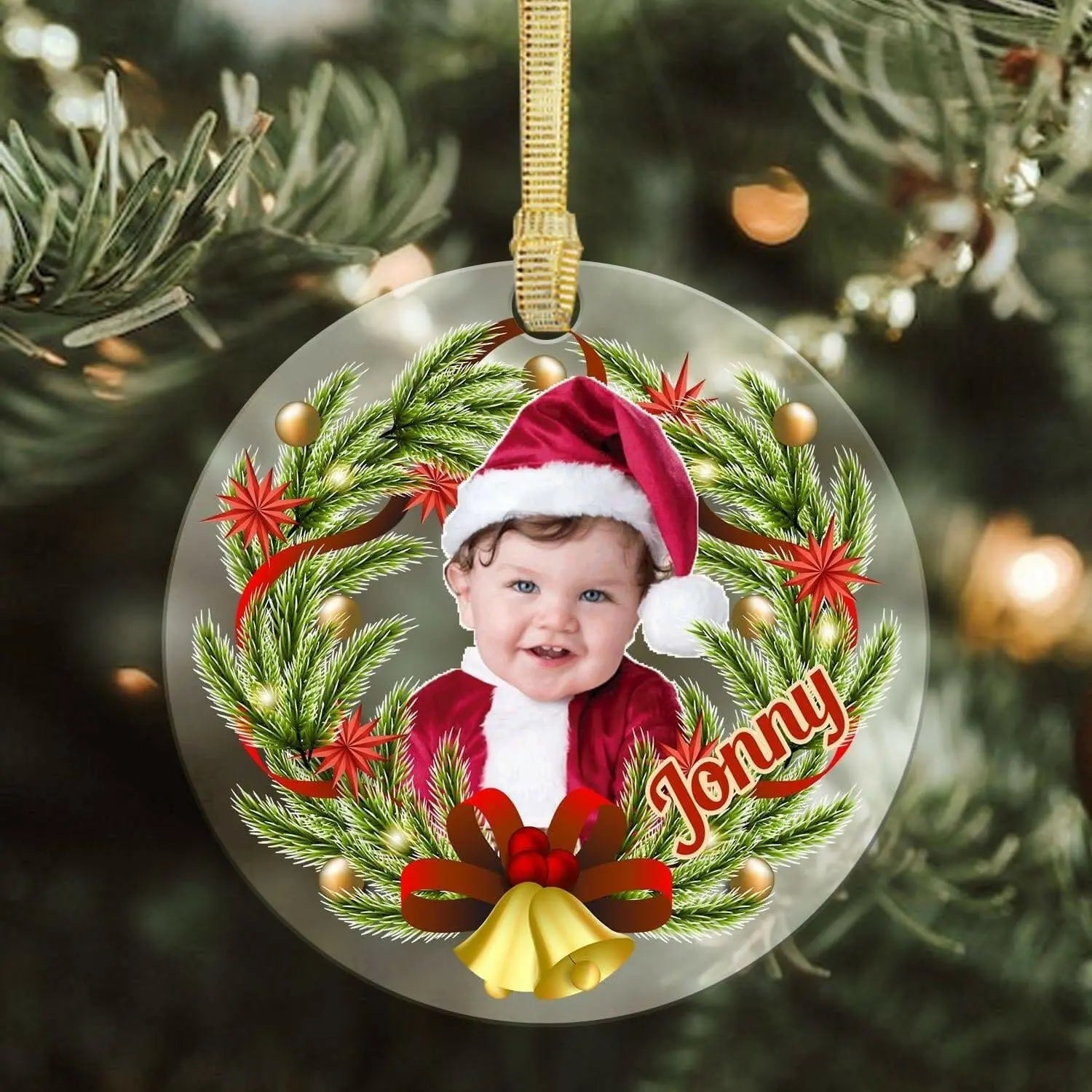 Custom Personalized Pet Photo - Acrylic Ornaments - Shaggy Chic