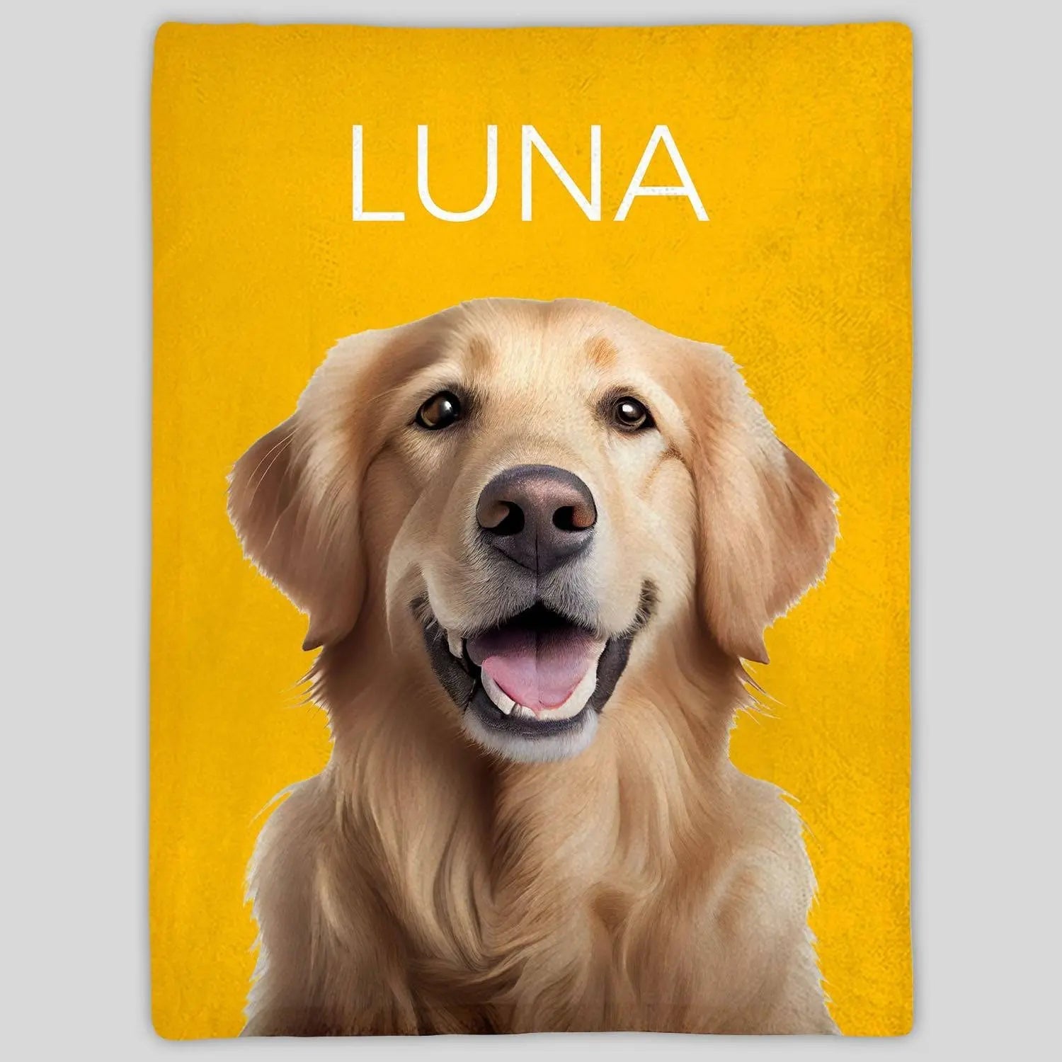 Custom Personalized Pet Photo - Velveteen Plush Blanket - Shaggy Chic