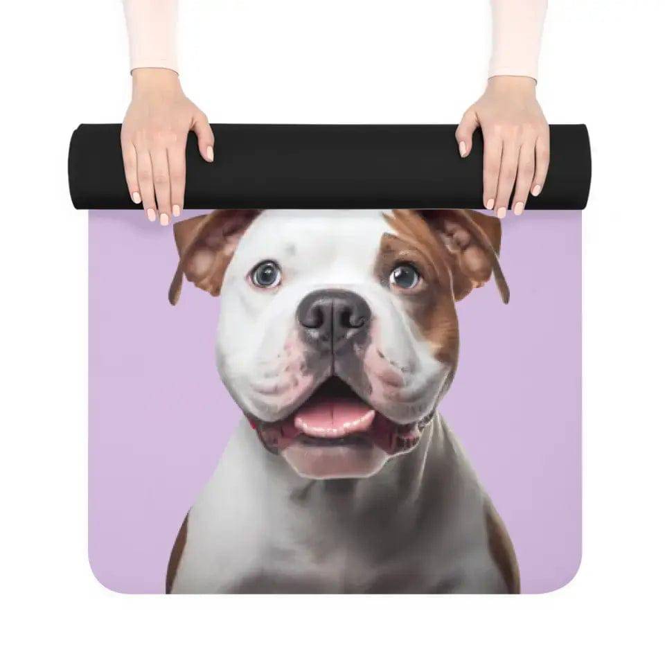 Custom Personalized Pet Photo Yoga Mat - Shaggy Chic