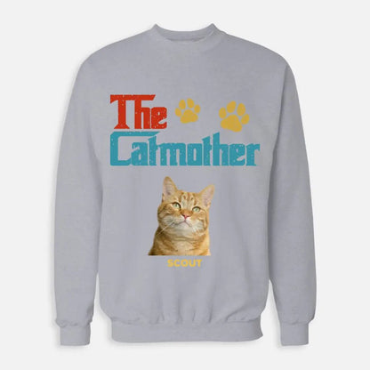 Custom Personalized Photo - The Cat Mother Sweatshirt - Shaggy Chic