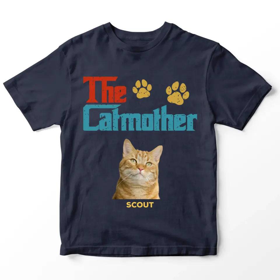 Custom Personalized Photo - The Cat Mother T-Shirt - Shaggy Chic