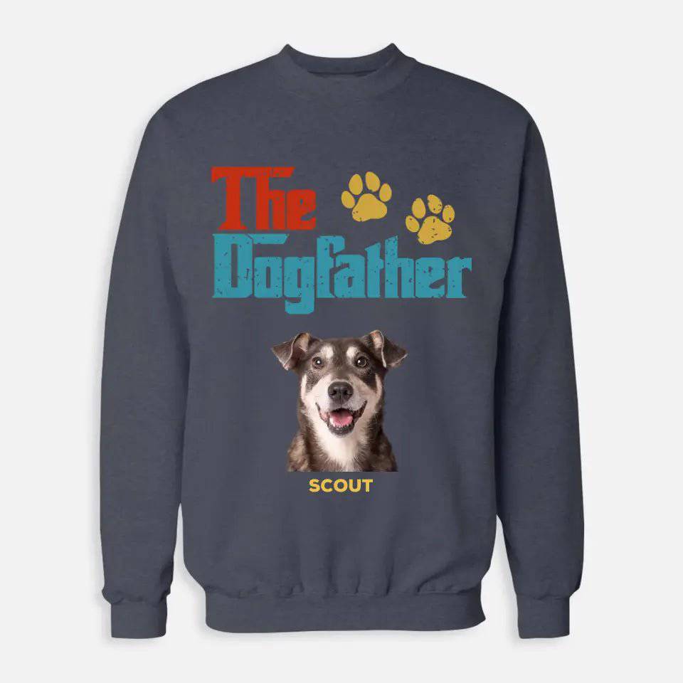 Custom Personalized Photo - The Dog Father Sweatshirt - Shaggy Chic