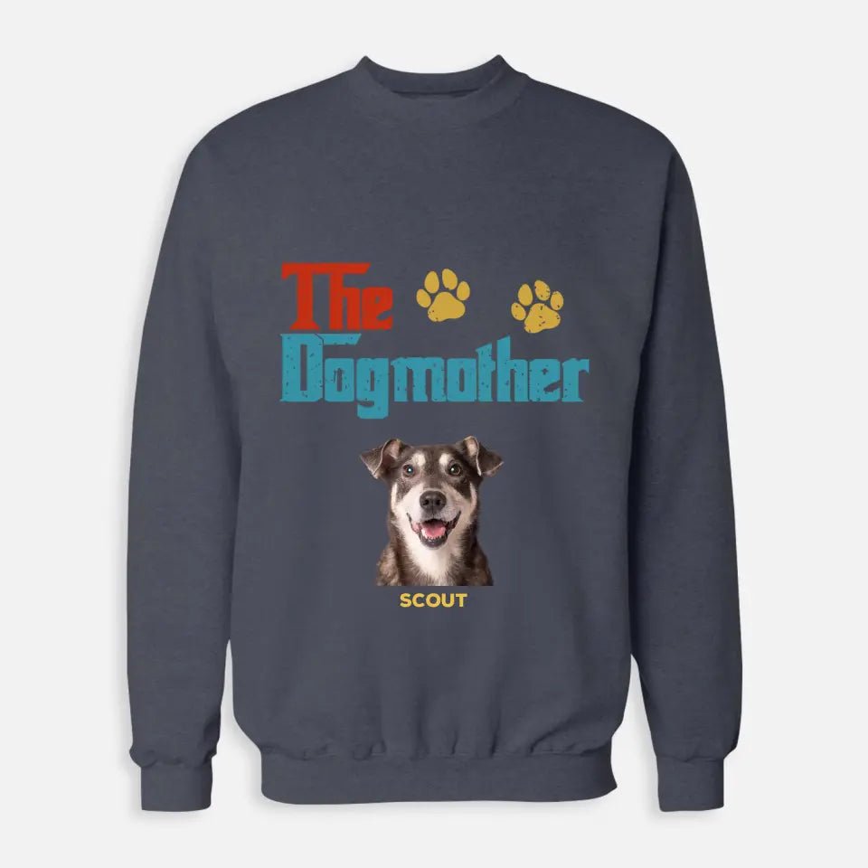 Custom Personalized Photo - The Dog Mother Sweatshirt - Shaggy Chic