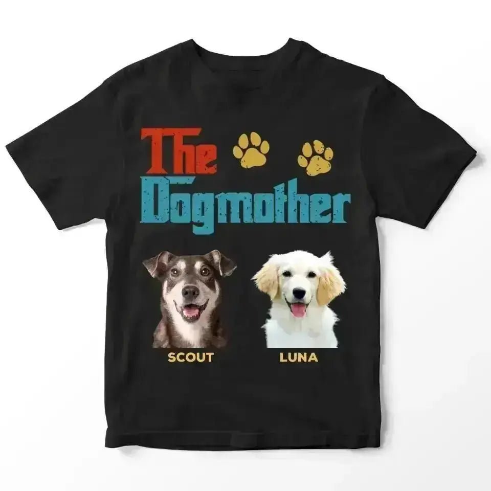 Custom Personalized Photo - The Dog Mother T-Shirt - Shaggy Chic
