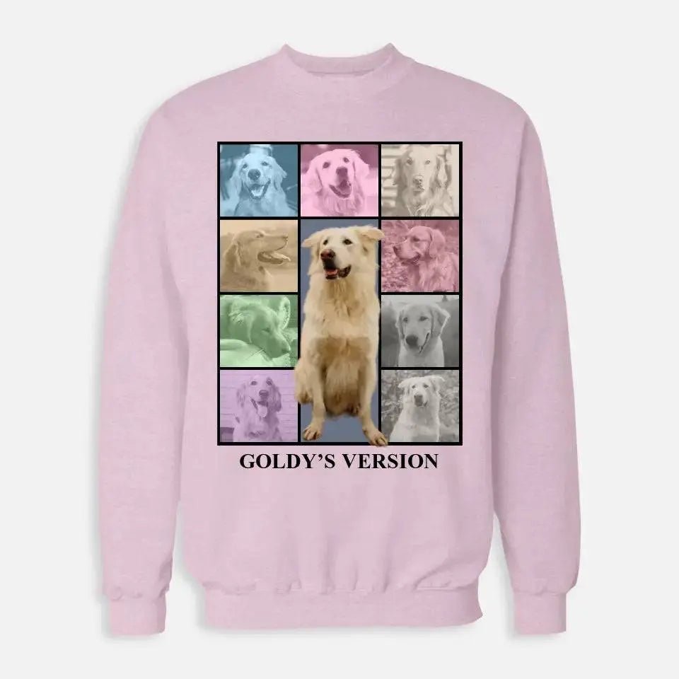 Custom Pet Photo Collage Sweatshirt - Shaggy Chic