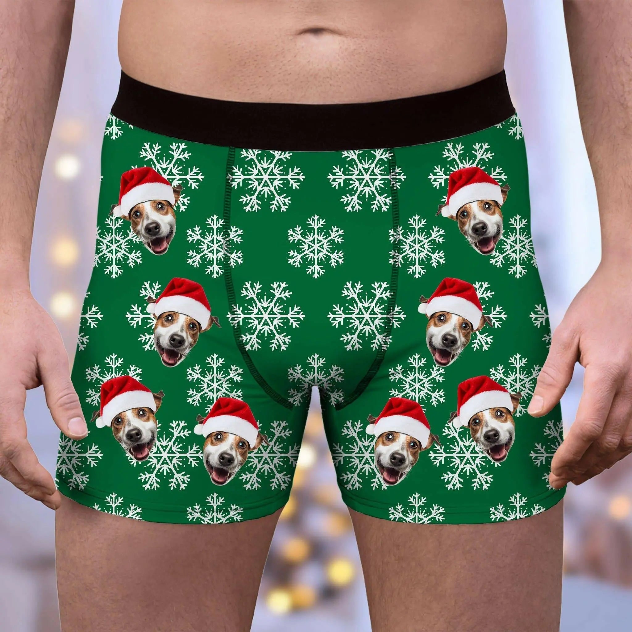 Custom Photo Boxer Briefs for Men - Personalized Underwear with Your Pet on Them ! - Shaggy Chic