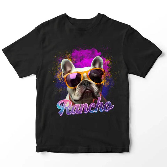 Custom Space Watercolor - Personalized Pet T-Shirt - Shaggy Chic