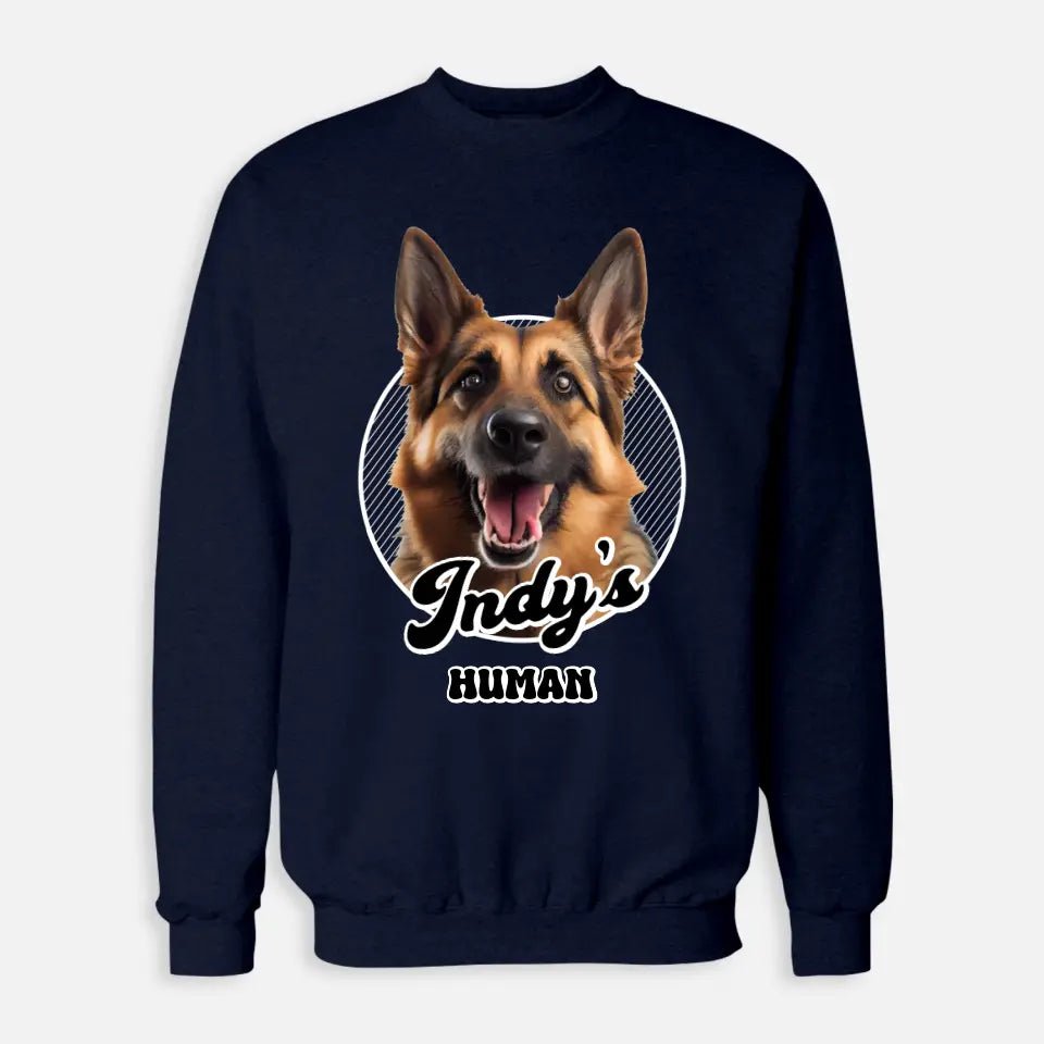 Dog's Human Shirt - Personalized Pet Sweatshirt - Shaggy Chic