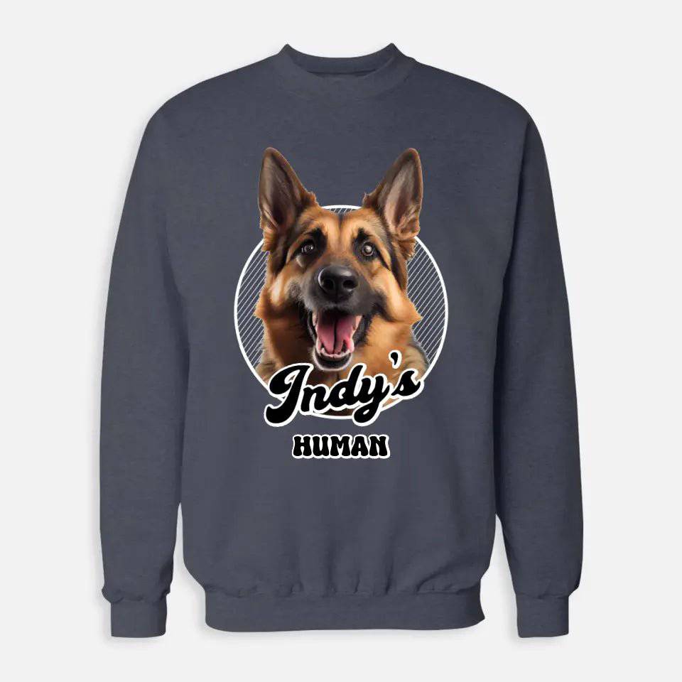 Dog's Human Shirt - Personalized Pet Sweatshirt - Shaggy Chic