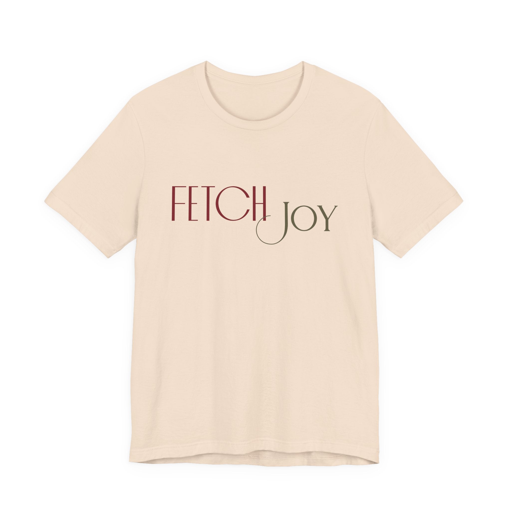 Fetch Joy T-Shirt — Minimalist Dog Lover Tee - Shaggy Chic