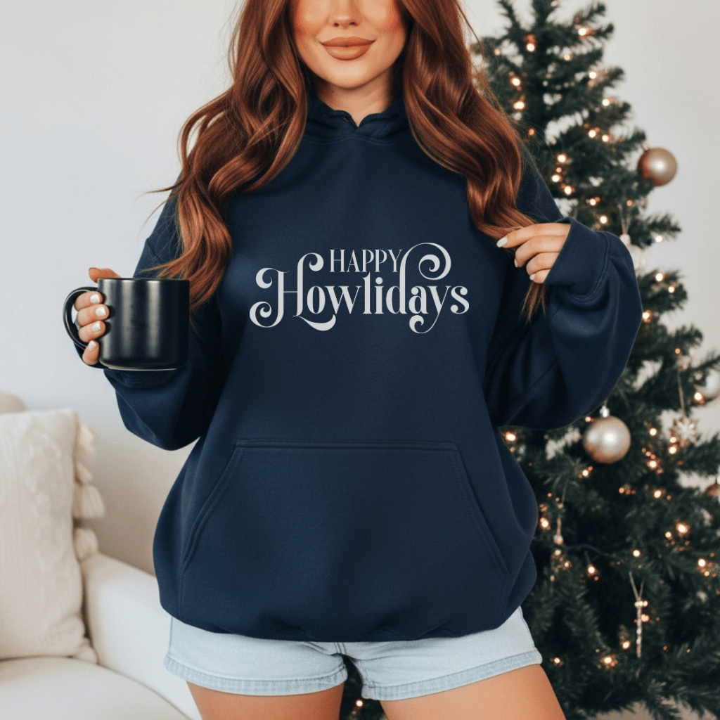 Funny Quote Dog Vibes Hoodie - Holiday Mood Merchandise - Shaggy Chic