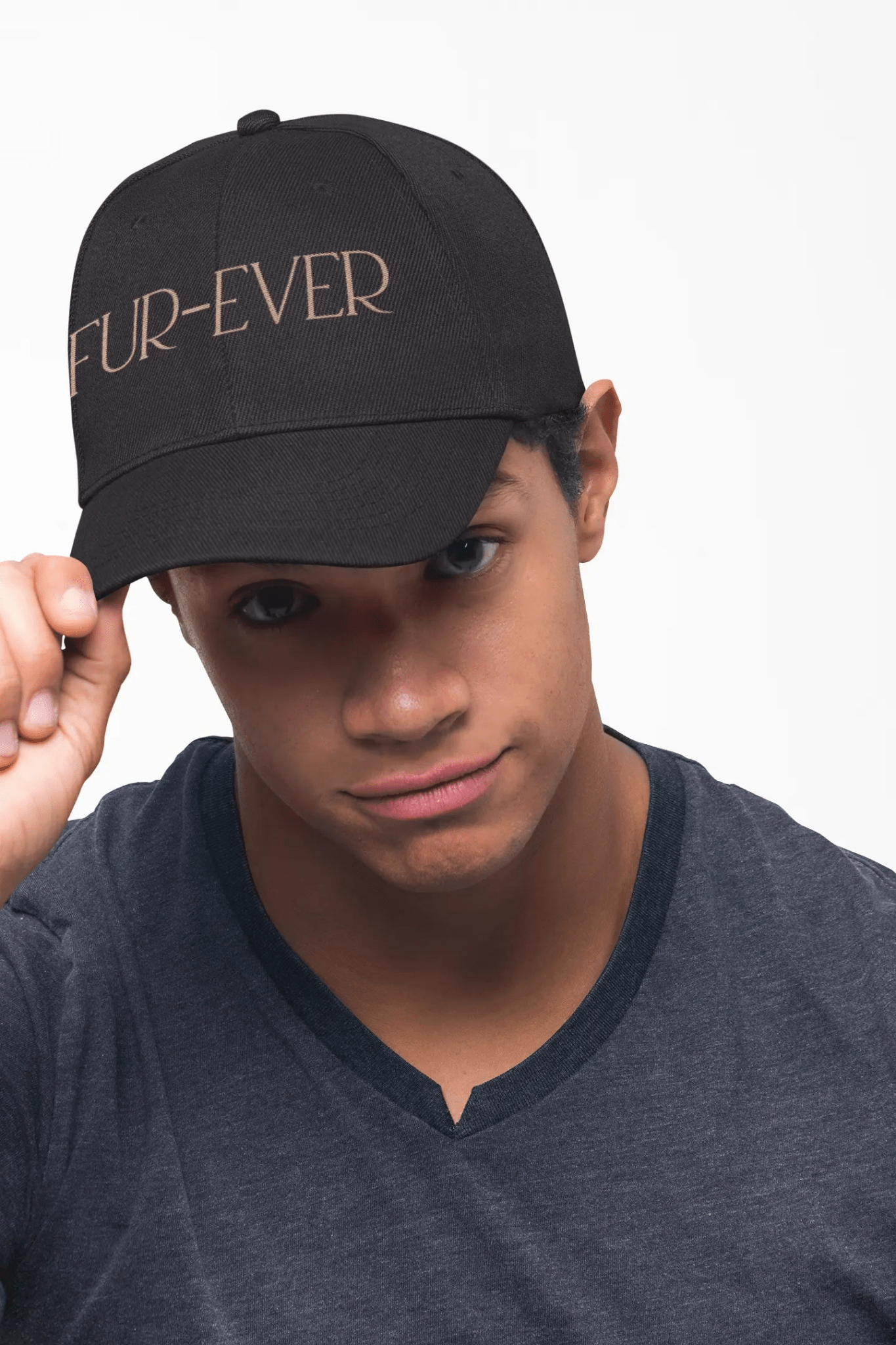 Fur - Ever Classic Dad Cap - Stylish Pet Lover Hat - Shaggy Chic