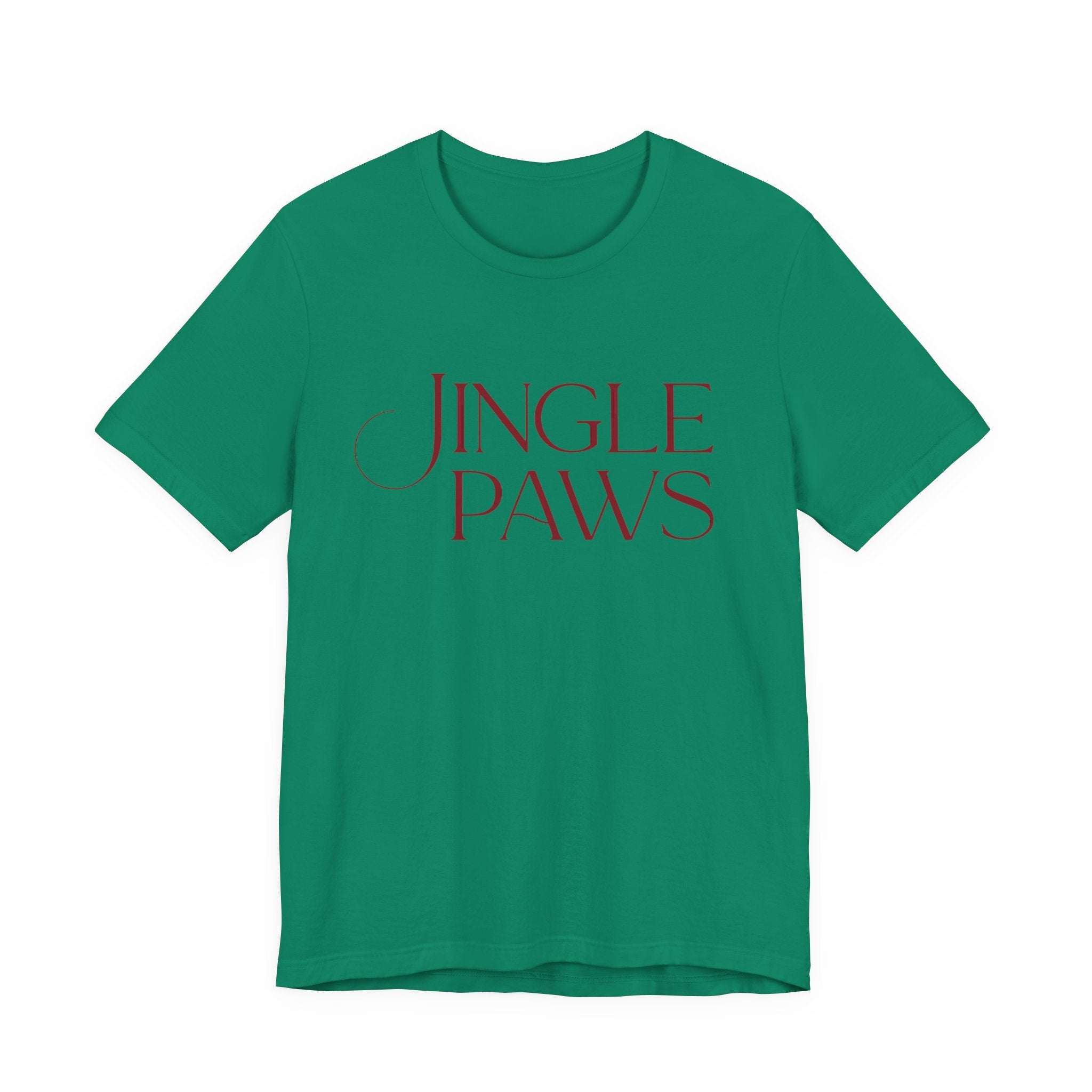 Jingle Paws Christmas Tee – Festive Holiday Pet Lover Shirt - Shaggy Chic