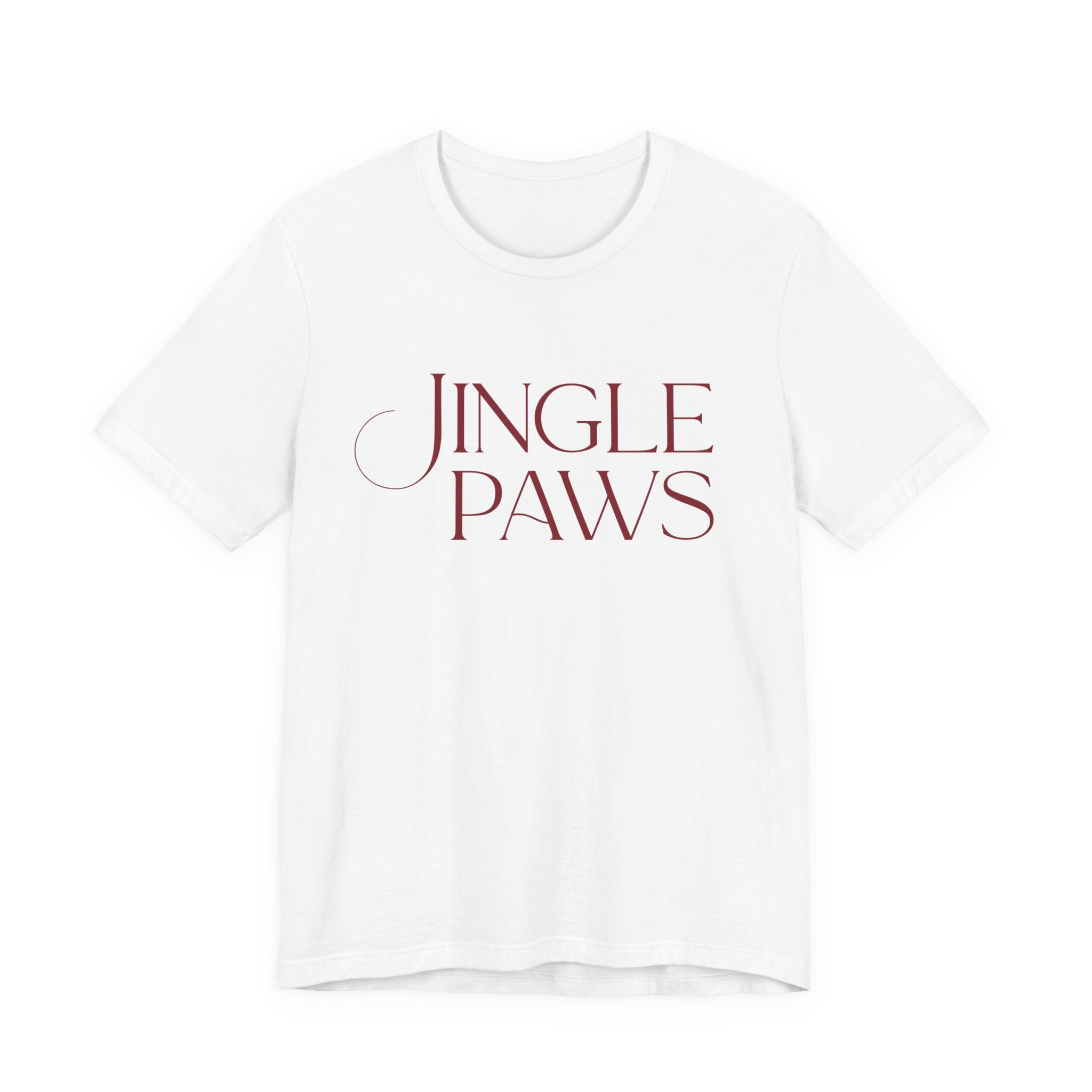 Jingle Paws Christmas Tee – Festive Holiday Pet Lover Shirt - Shaggy Chic