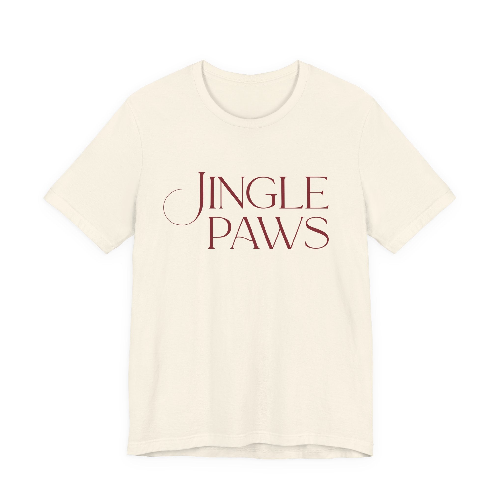 Jingle Paws Christmas Tee – Festive Holiday Pet Lover Shirt - Shaggy Chic