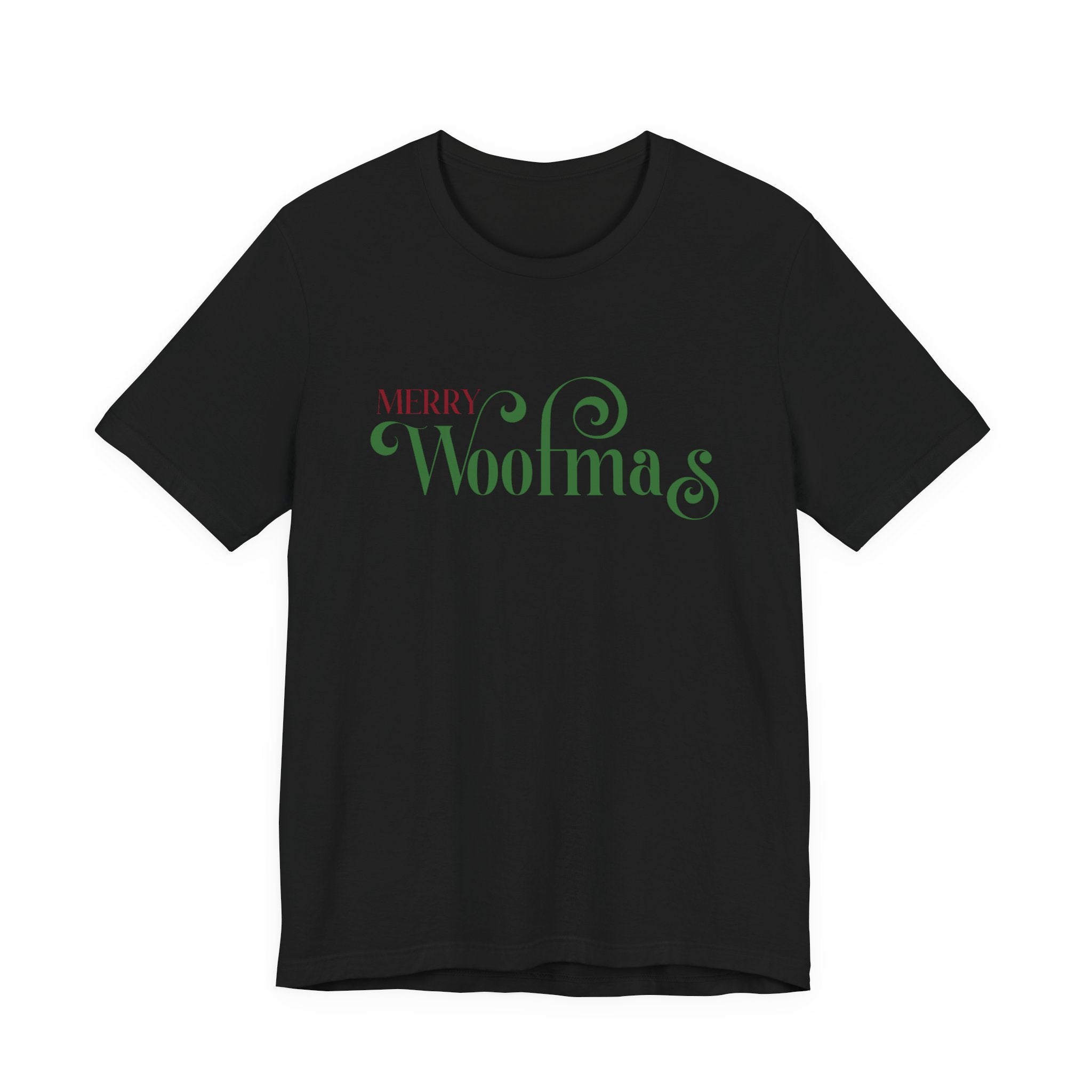 Merry Woofmas T-Shirt — Cute Christmas Knit & Sheep Holiday Tee - Shaggy Chic