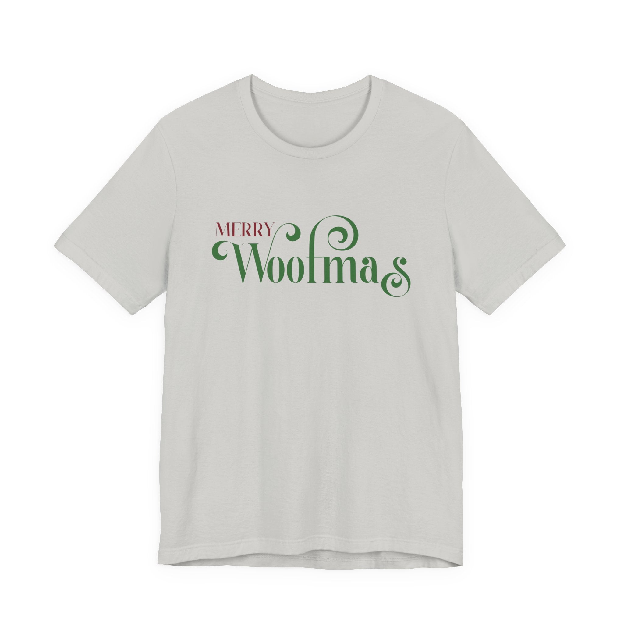 Merry Woofmas T-Shirt — Cute Christmas Knit & Sheep Holiday Tee - Shaggy Chic