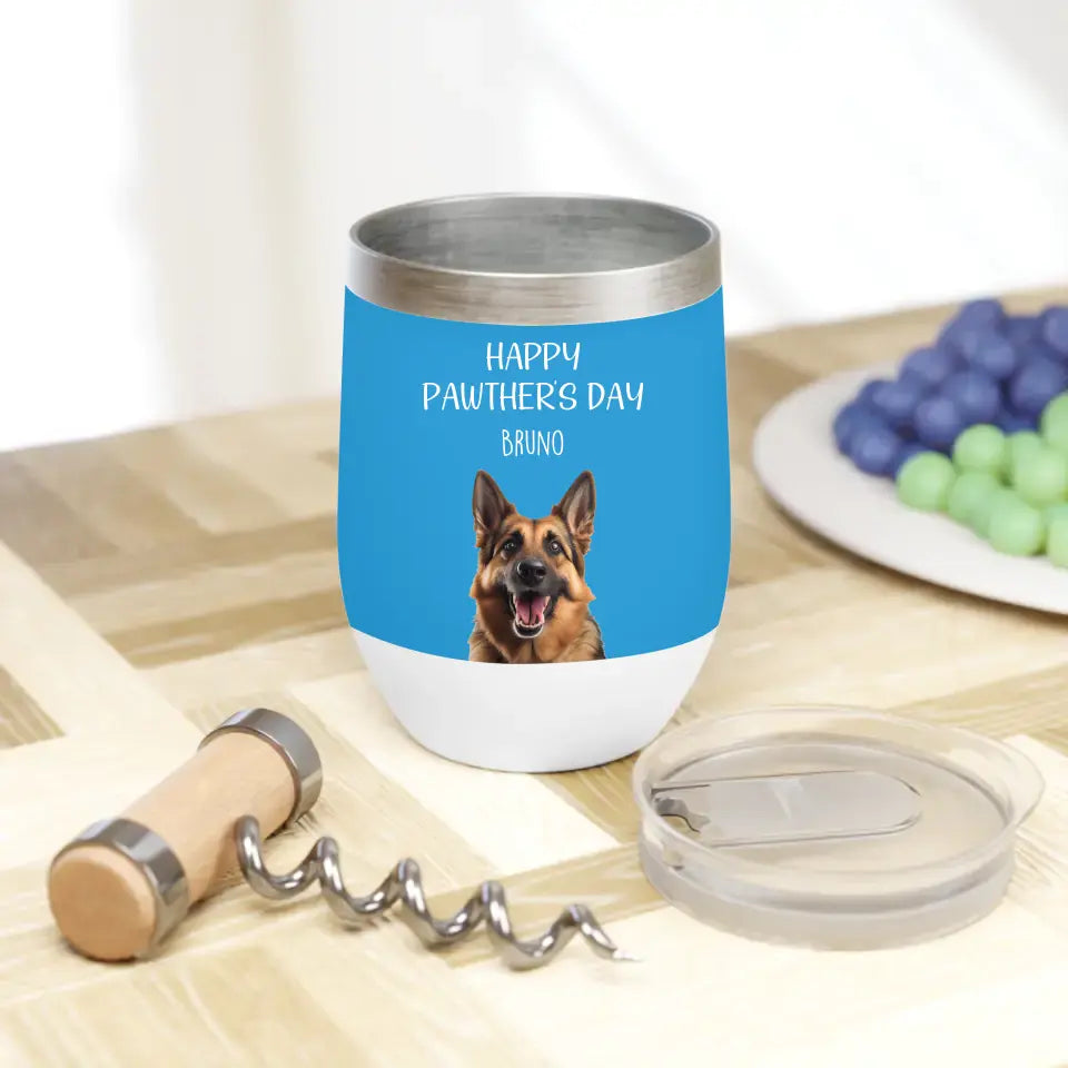 Pawther's Day Chill Wine Tumbler - Shaggy Chic