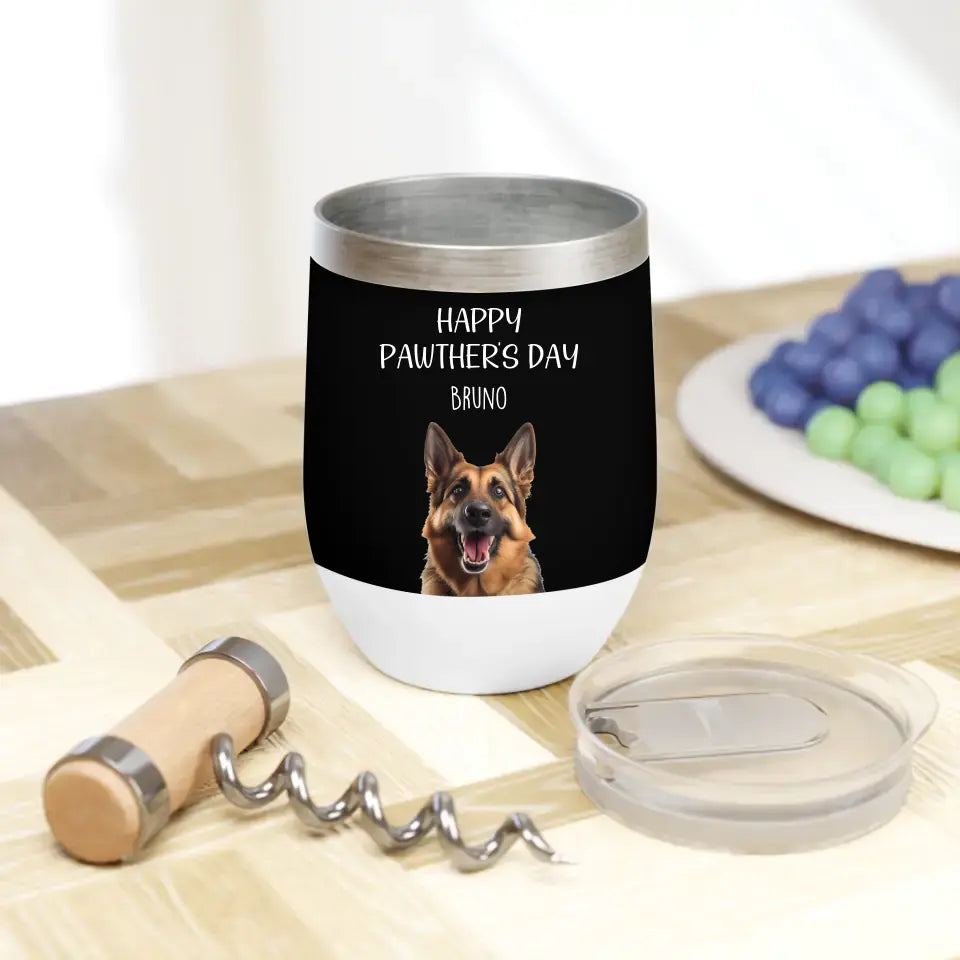 Pawther's Day Chill Wine Tumbler - Shaggy Chic