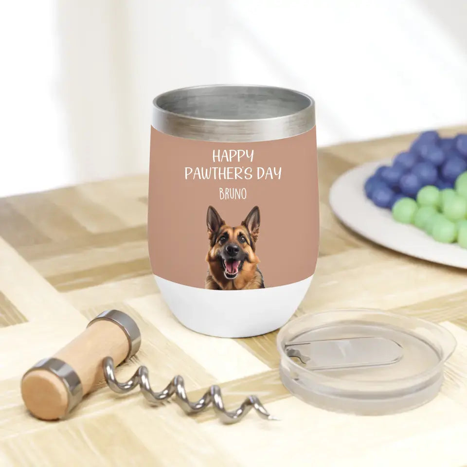 Pawther's Day Chill Wine Tumbler - Shaggy Chic