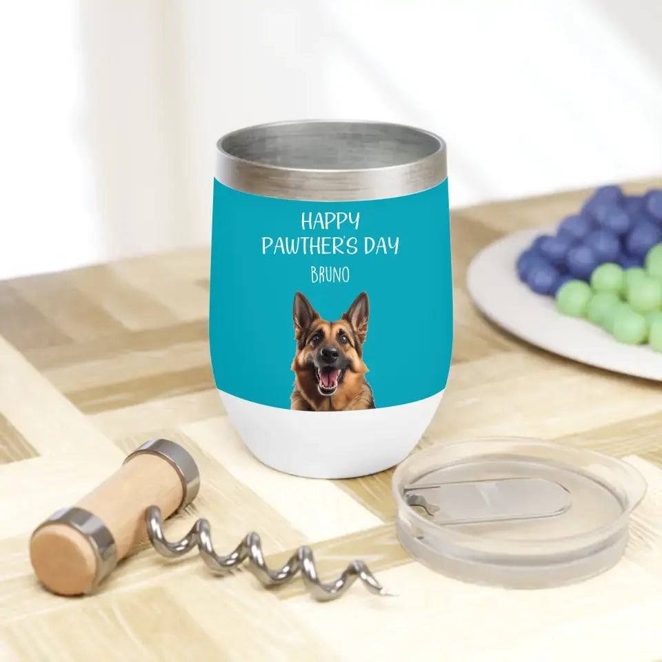 Pawther's Day Chill Wine Tumbler - Shaggy Chic