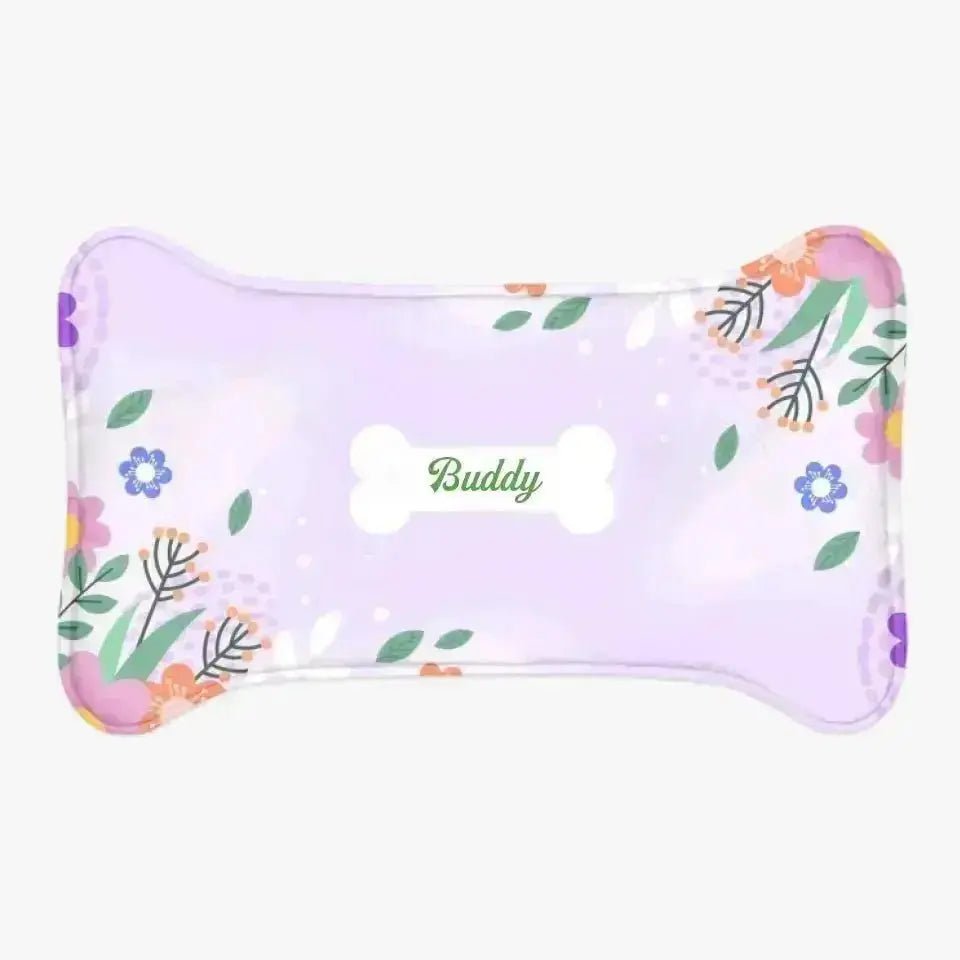 Personalized Pet Feeding Mat - Shaggy Chic