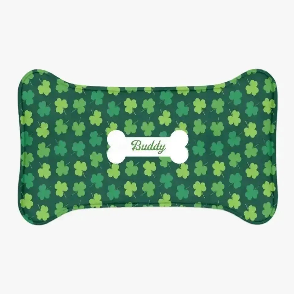 Personalized Pet Feeding Mat - Shaggy Chic