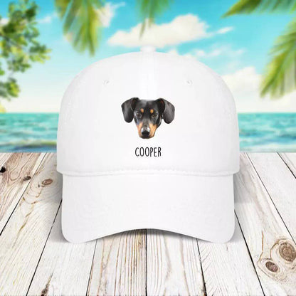 Personalized Pet Photo Baseball Cap - Shaggy Chic