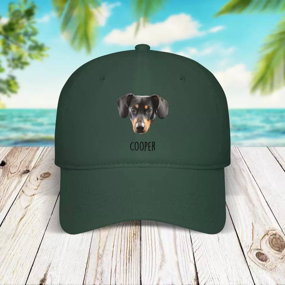 Personalized Pet Photo Baseball Cap - Shaggy Chic