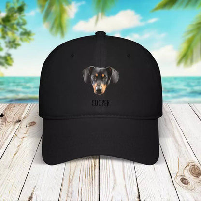 Personalized Pet Photo Baseball Cap - Shaggy Chic