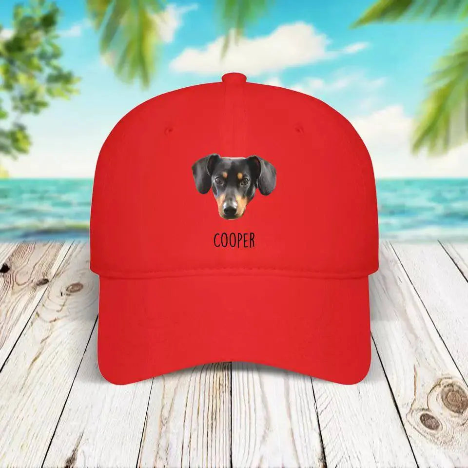 Personalized Pet Photo Baseball Caps - Dad Hat - Shaggy Chic