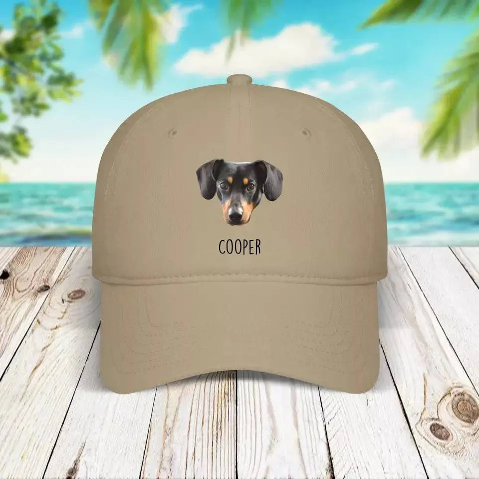 Personalized Pet Photo Baseball Caps - Dad Hat - Shaggy Chic