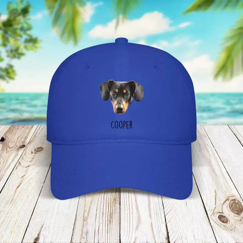 Personalized Pet Photo Baseball Caps - Dad Hat - Shaggy Chic