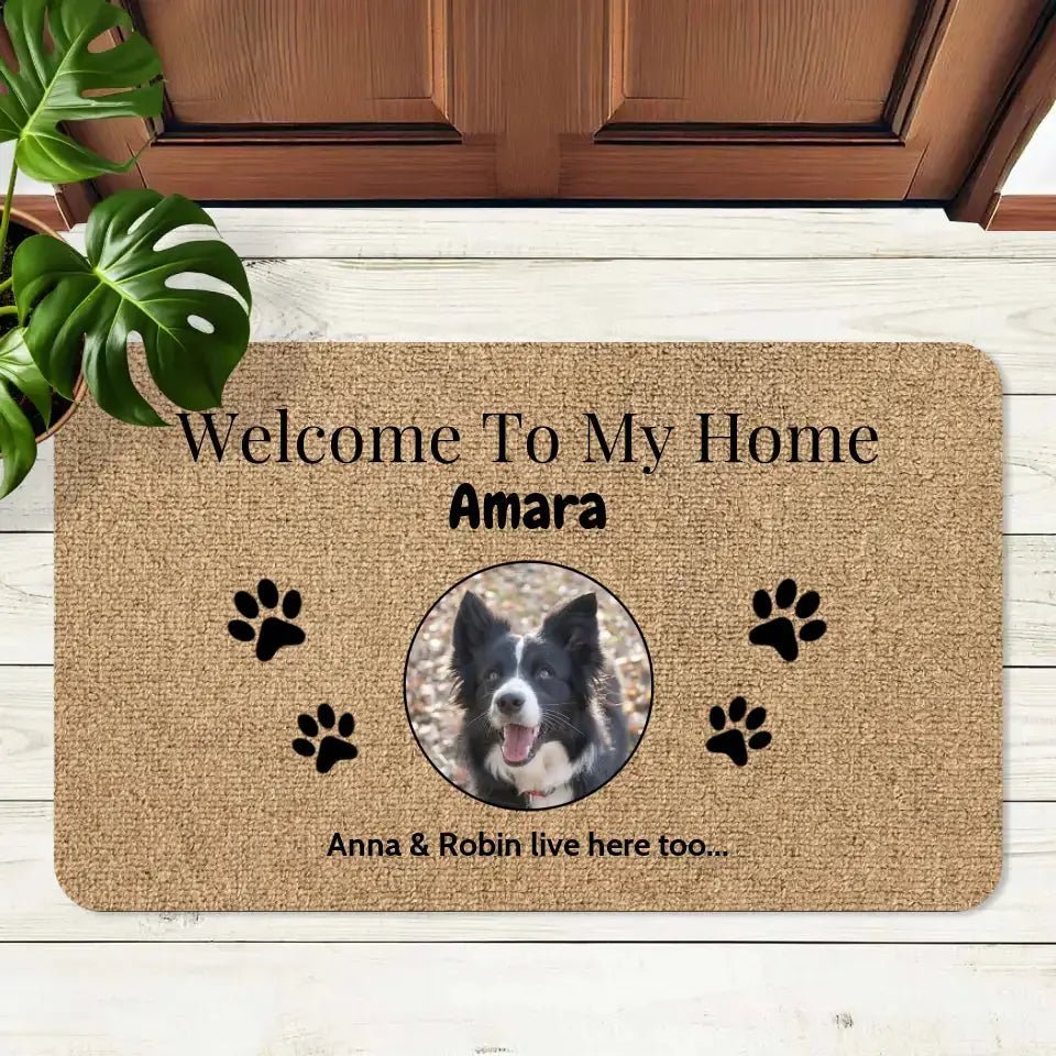 Personalized Photo - Individual Doormat - Shaggy Chic