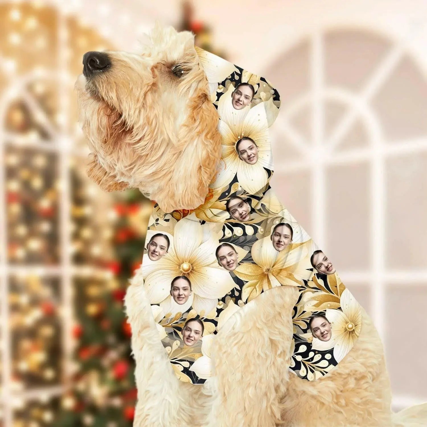 Personalized Photo Pet Hoodie - Custom Cat / Dog Hoodie for Pet - Shaggy Chic