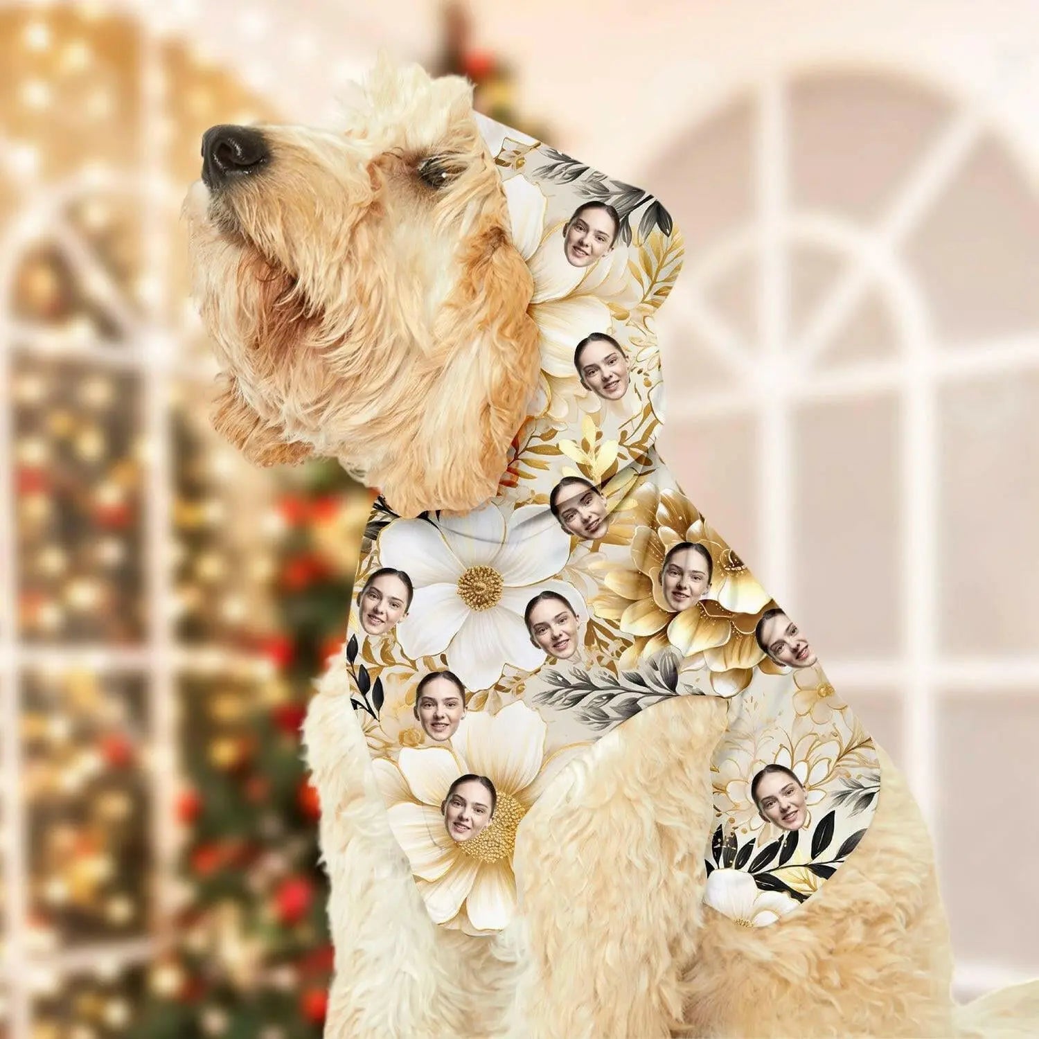 Personalized Photo Pet Hoodie - Custom Cat / Dog Hoodie for Pet - Shaggy Chic