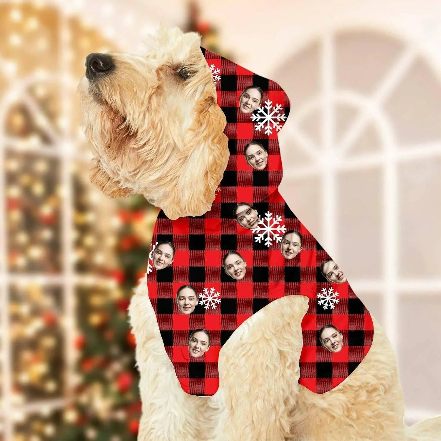 Personalized Photo Pet Hoodie - Custom Cat / Dog Hoodie for Pet - Shaggy Chic