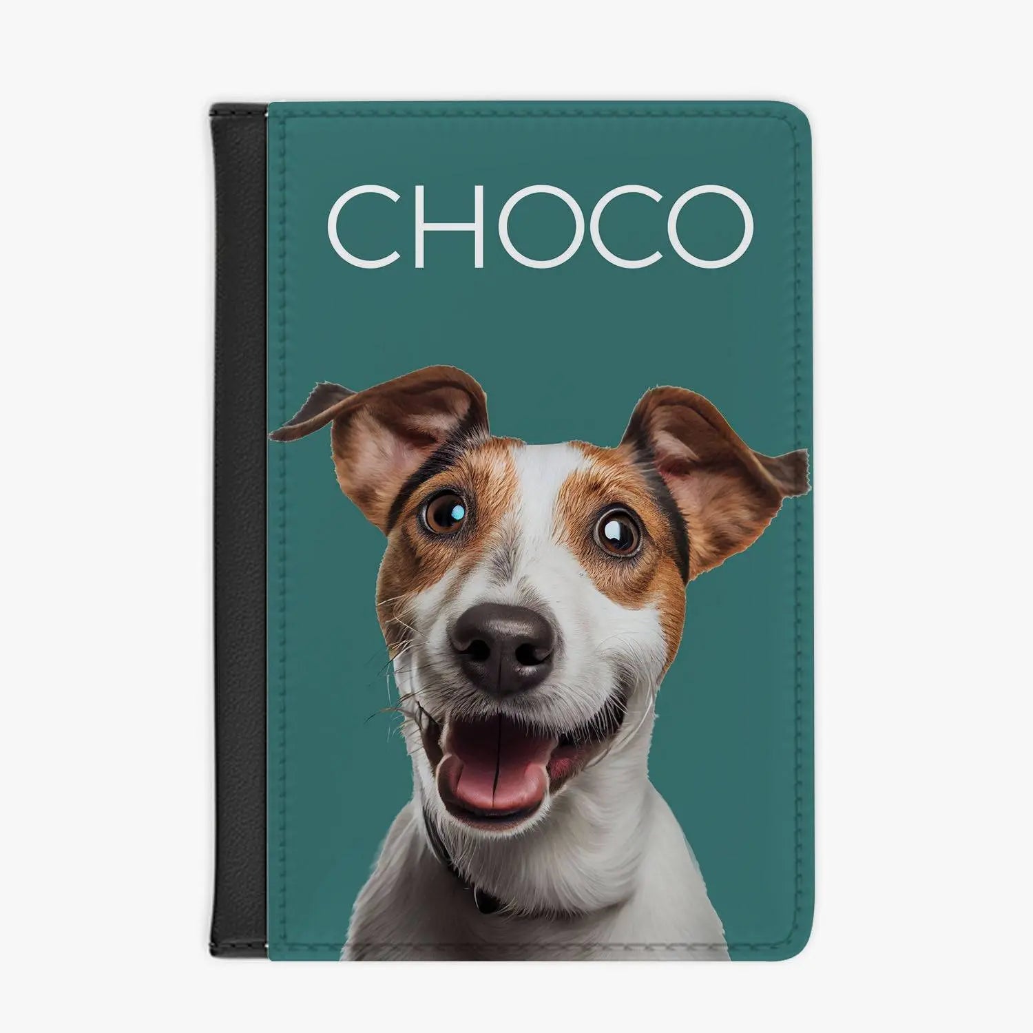 Pet Photo Personalized Passport Cover - Shaggy Chic