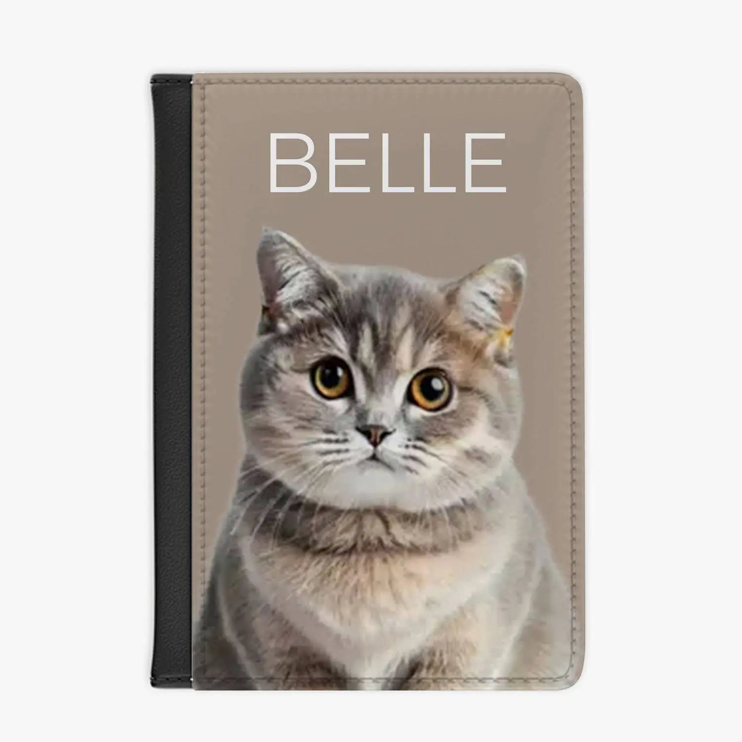 Pet Photo Personalized Passport Cover - Shaggy Chic