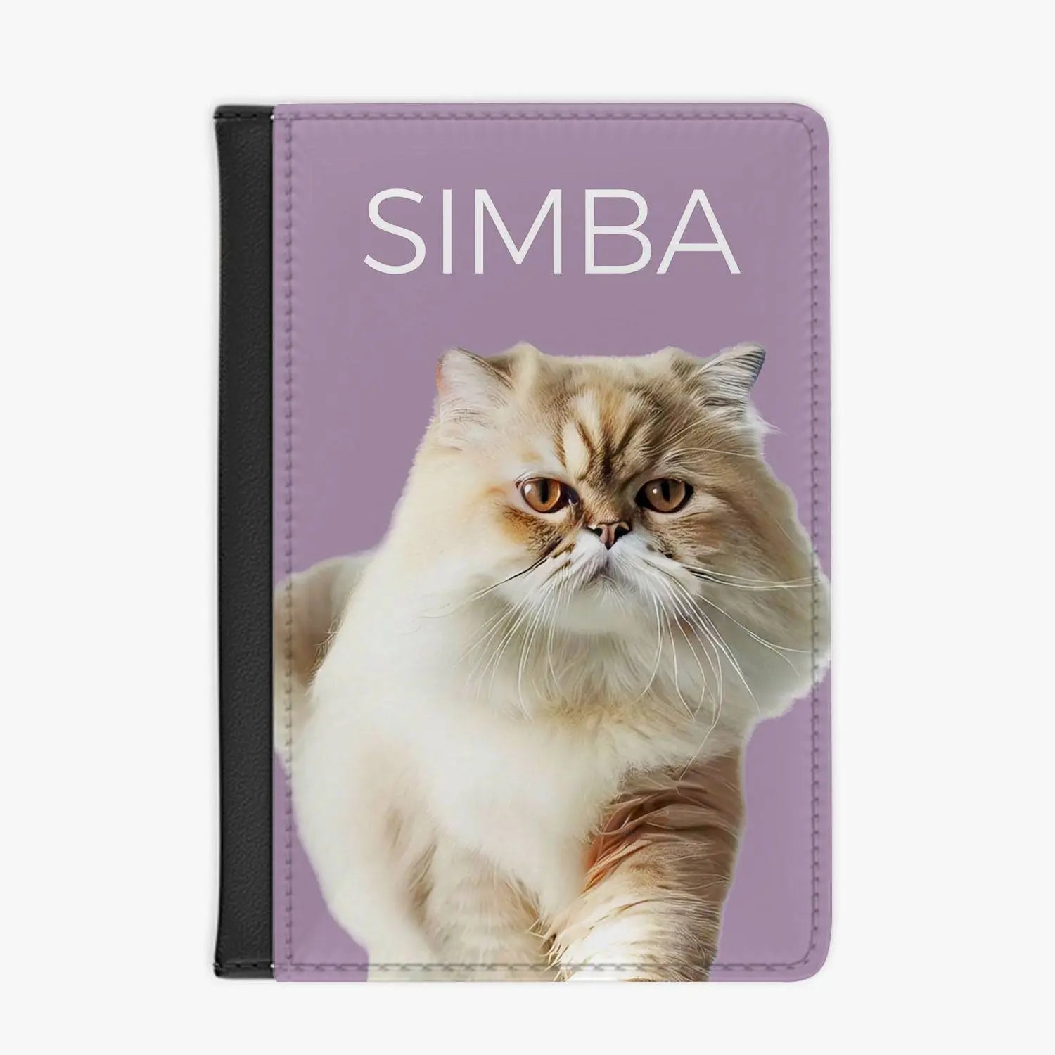 Pet Photo Personalized Passport Cover - Shaggy Chic