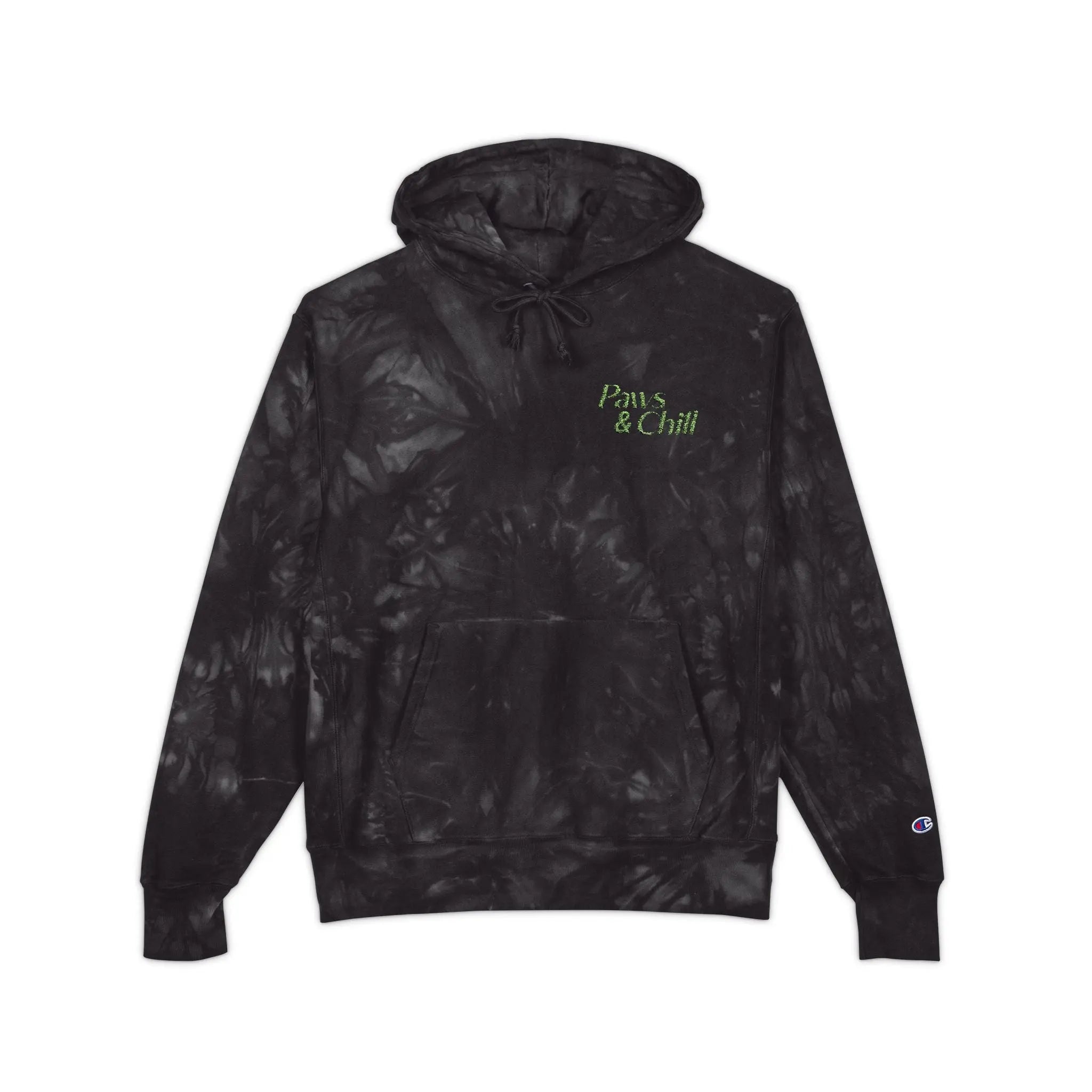 Unisex Tie - Dye Hoodie - 'Pens & Chill' Embroidered - Shaggy Chic