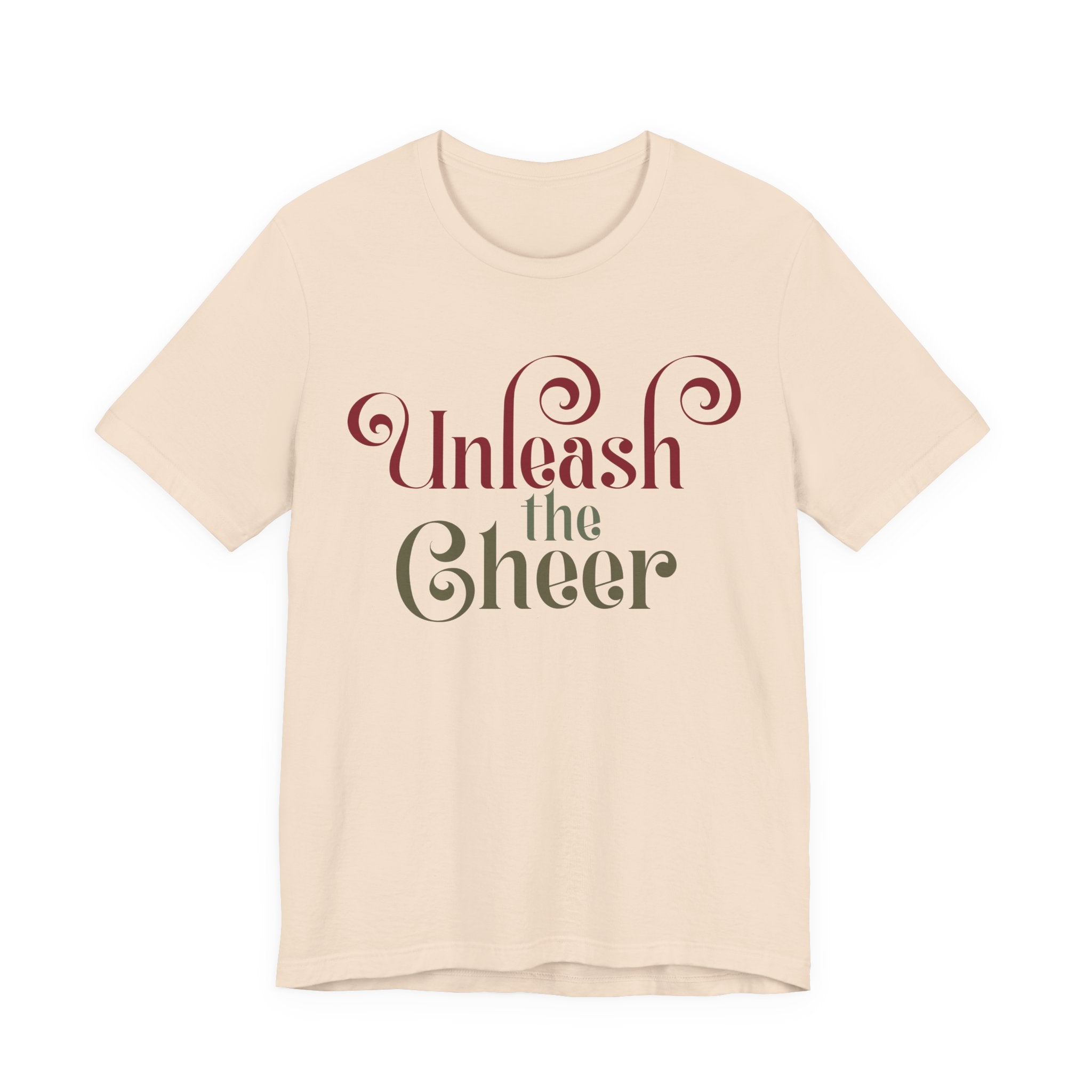 Unleash the Cheer T‑Shirt — Festive Holiday Graphic Tee - Shaggy Chic