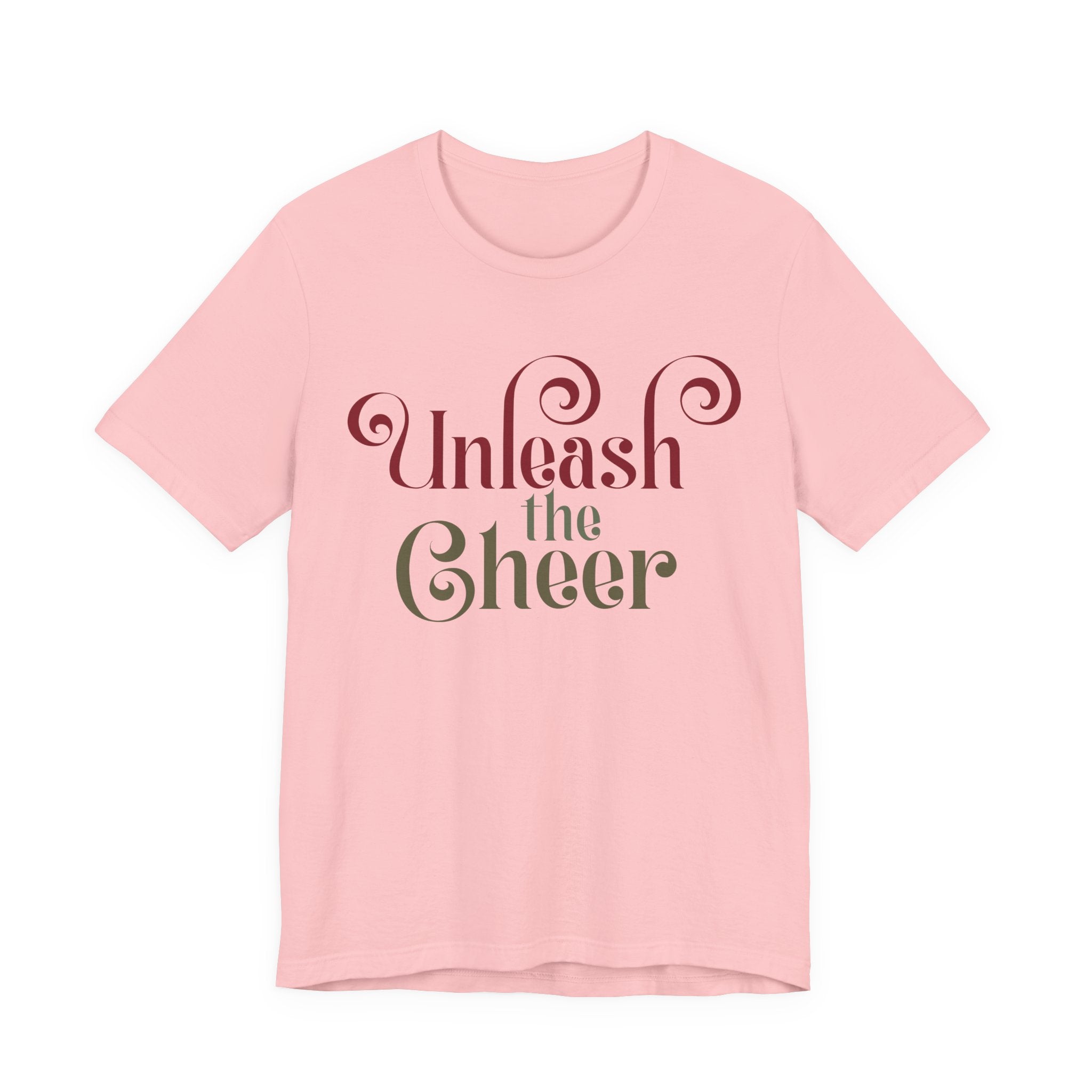 Unleash the Cheer T‑Shirt — Festive Holiday Graphic Tee - Shaggy Chic
